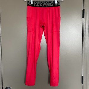Men's Yel Pro Compression Pants Size Large